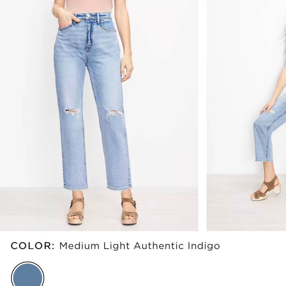 The 90s Straight Jean In Light Authentic Indigo Wash